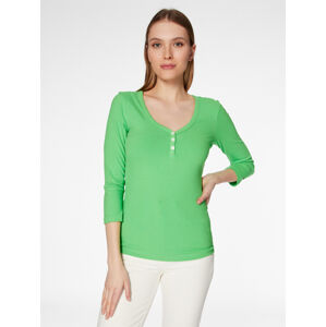 Tommy Hilfiger dámské zelené tričko - S (LWY)